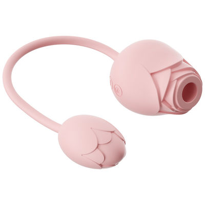 IPX7 Rose Sucking Remote Control Love Egg Food Grade سيليكون