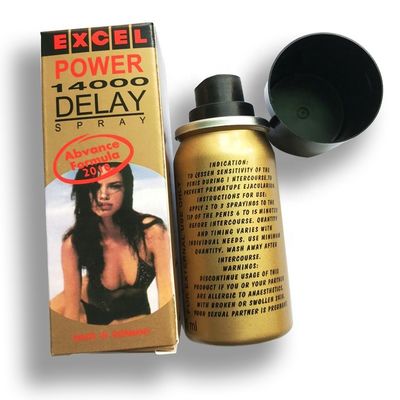 Penis Prolong Long Time Excel Power 14000 Delay Spray 45ml معتمد من FDA