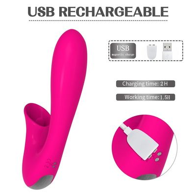 قابلة لإعادة الشحن G Spot Honey ألعاب جنسية منخفضة الضوضاء 50dB 12 نماذج اهتزاز