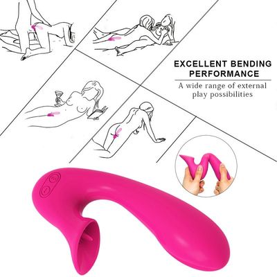 قابلة لإعادة الشحن G Spot Honey ألعاب جنسية منخفضة الضوضاء 50dB 12 نماذج اهتزاز