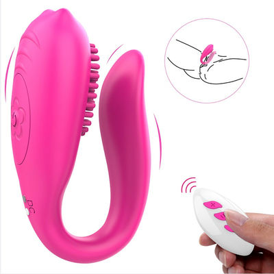 لعبة الجنس الهزاز اللاسلكي المثيرة G Spot U على شكل محفز البظر