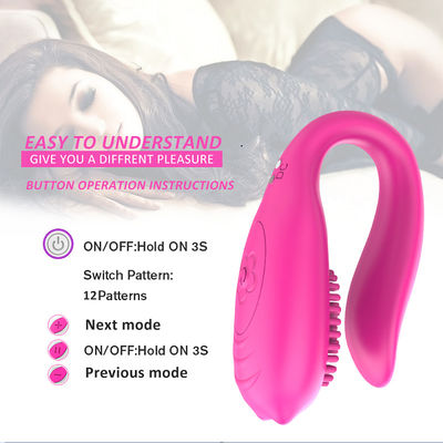 لعبة الجنس الهزاز اللاسلكي المثيرة G Spot U على شكل محفز البظر