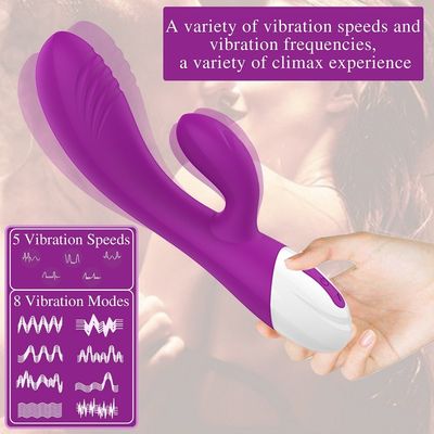 لعبة الجنس الهزاز المعتمدة بنفايات USB لشحن G Spot Clitoris Stimulator