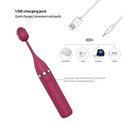 تدليك الحلمة للسيدات ألعاب جنسية G Spot Vibrator IPX6 مقاوم للماء