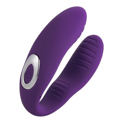 USB قابلة لإعادة الشحن على شكل حرف U للسيدات ألعاب جنسية 10 سرعات بطول 11 سم