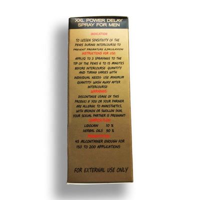Penis Prolong Long Time Excel Power 14000 Delay Spray 45ml معتمد من FDA